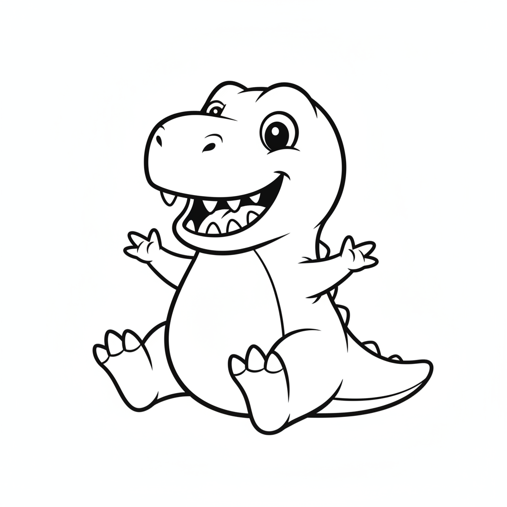 Dinosaur Coloring Pages — printable coloring page 2