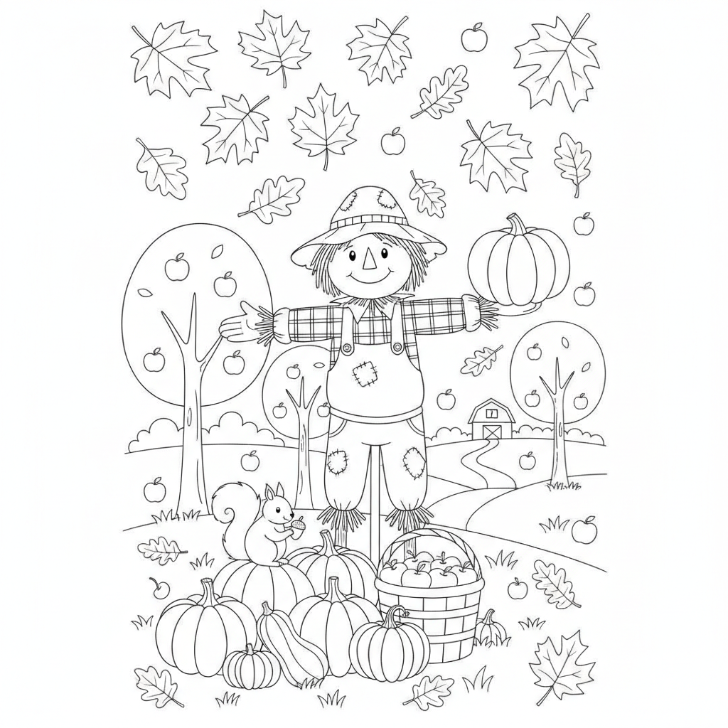 Fall Coloring Pages