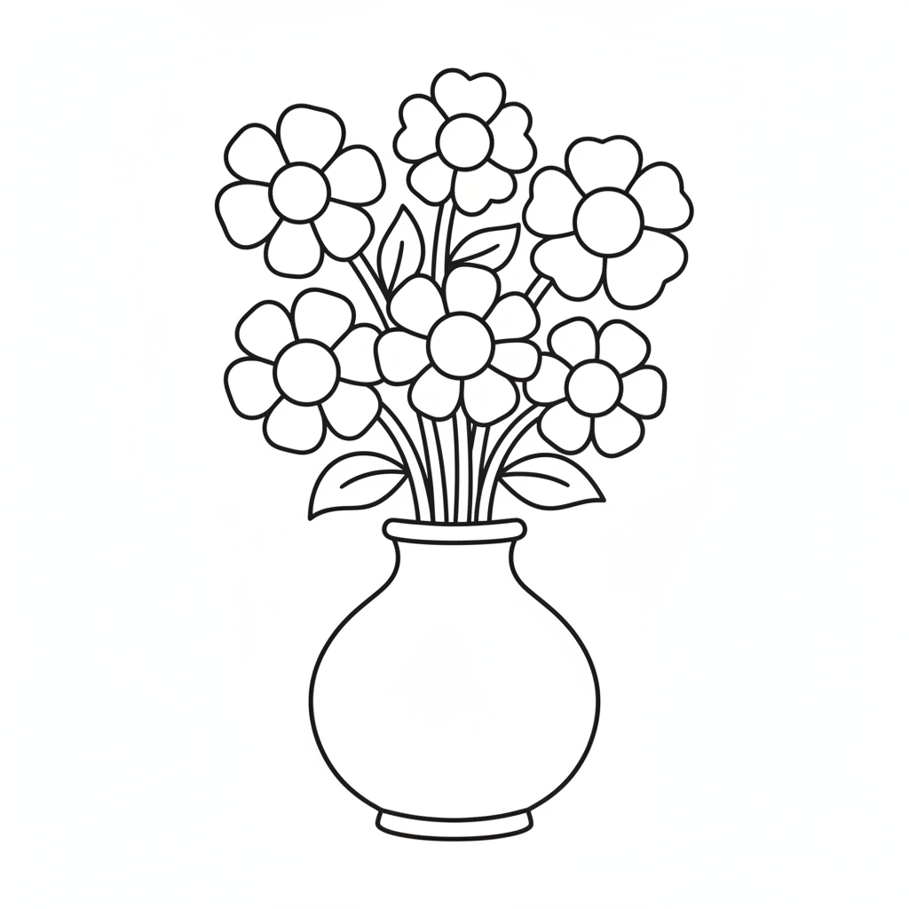 Flower Coloring Pages