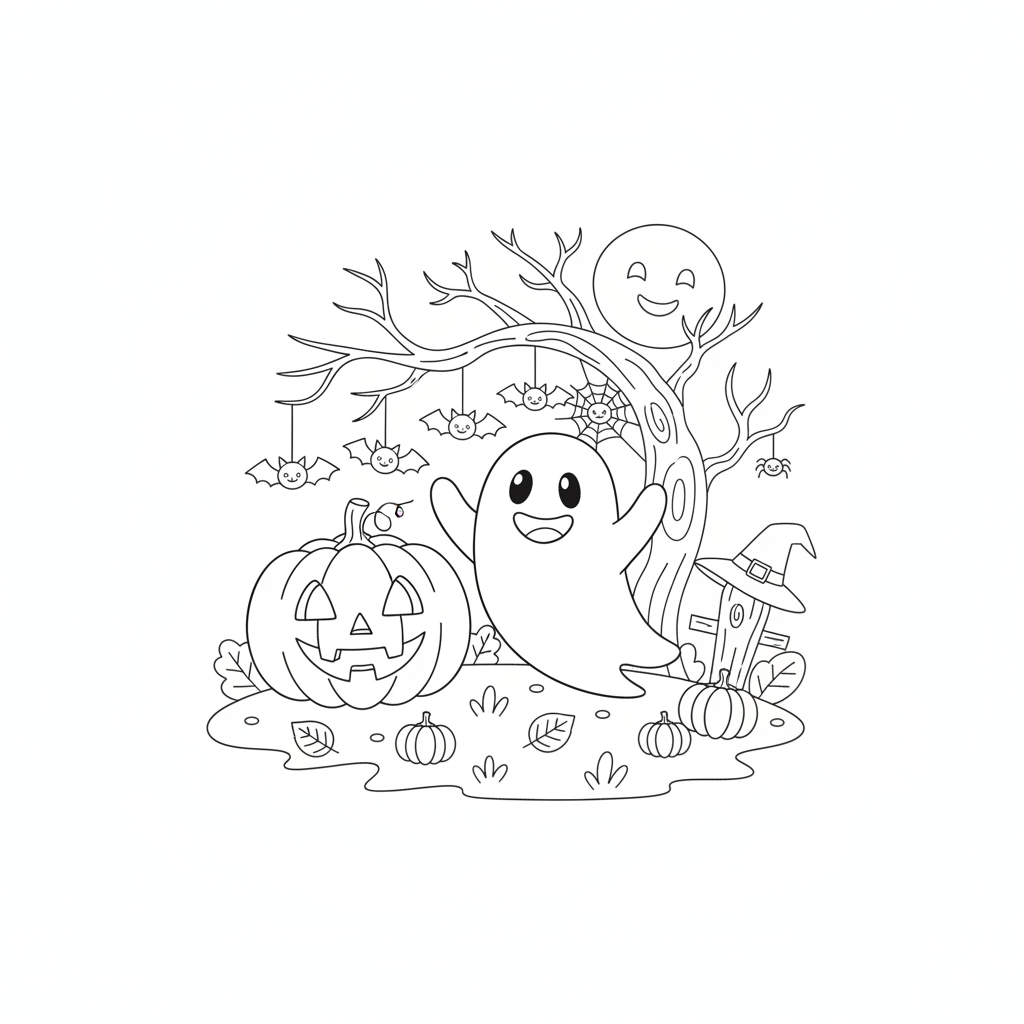 Halloween Coloring Pages — printable coloring page 6