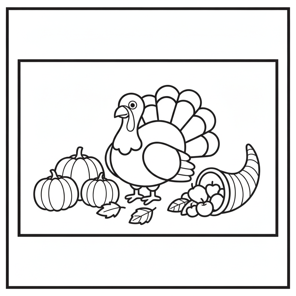 Thanksgiving Coloring Pages